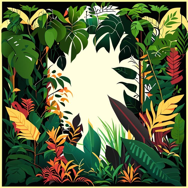 Disegno tropicale della decorazione del fogliame dell'albero di monstera del fondo del modello delle foglie di palma tropicale