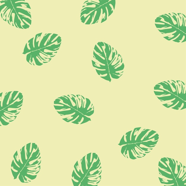 Tropical palm leaves