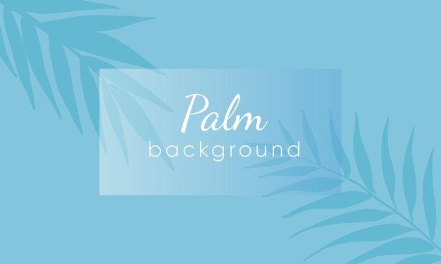 Tropical paper palm leaves background summer tropical leaf