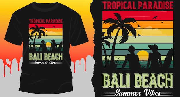 Tropical paradise bali beach summer vibes