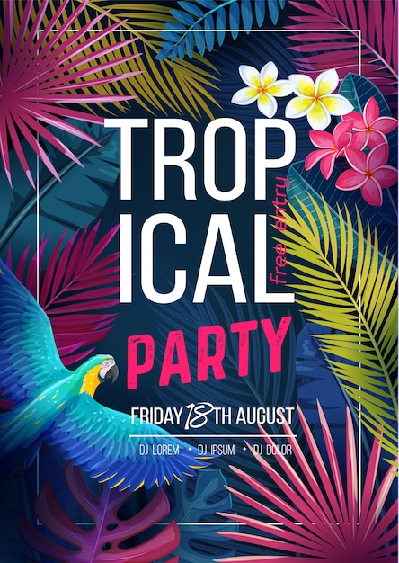 Vector tropical party