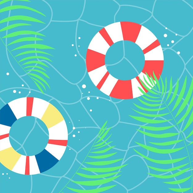 tropical plants vector background