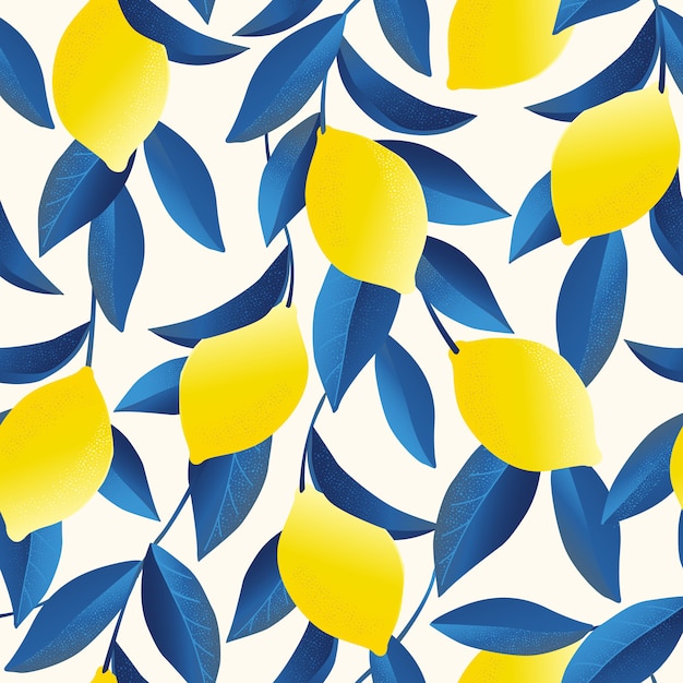 Tropical seamless pattern