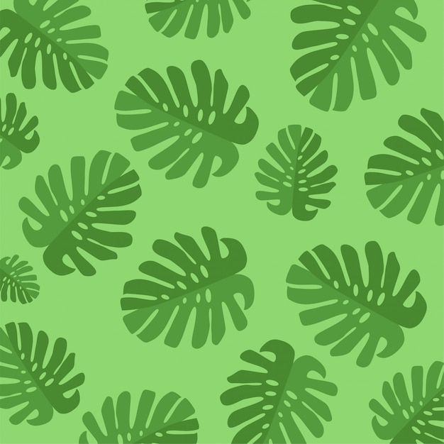 Tropical summer leaves background.