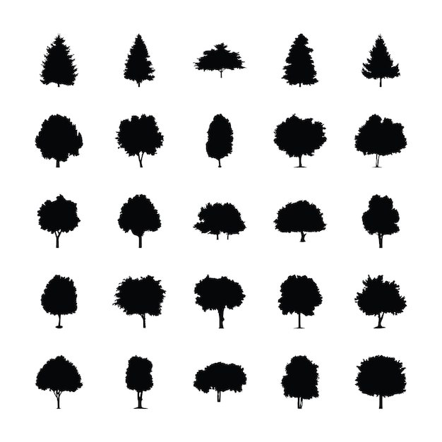 Tropical Tree pictograms