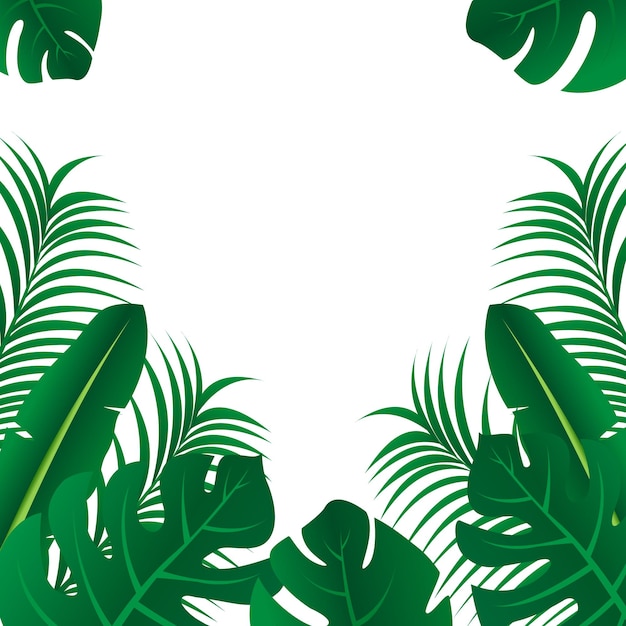 Tropische achtergrond vector