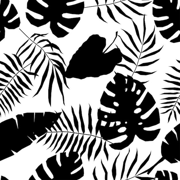 Tropische blad naadloze patroon abstracte planten staal voor ontwerp brthday kaart moderne uitnodiging voor feest lente of zomer seizoen winkel verkoop vakantie reclame tas of jurk print t-shirt enz