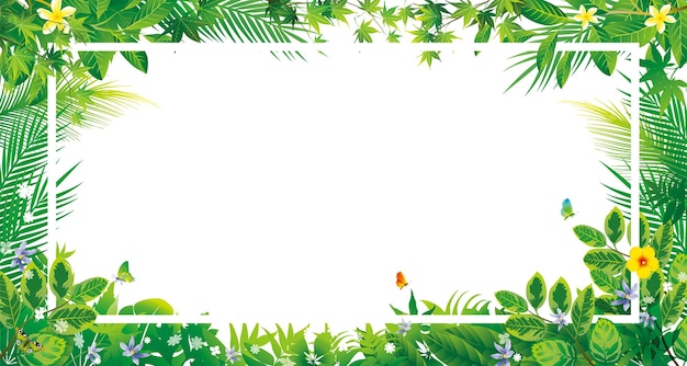 Tropische palm kokosnoot bloemen achtergrond zomer ontwerp achtergrond vector