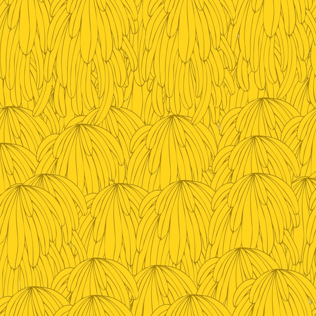 Trossen bananen vector naadloos patroon