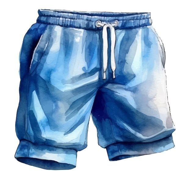 Vettore illustrazione dell'acquerello dei pantaloni