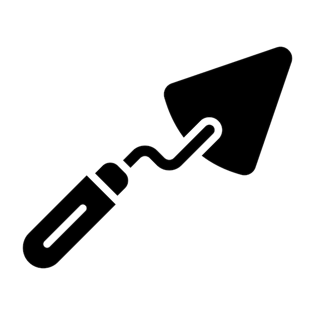 Trowel Vector Icon Design Illustration