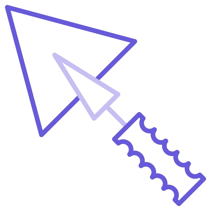 Vector trowel vector illustration