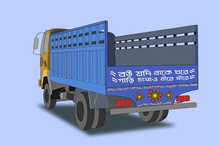 वेक्टर truck art