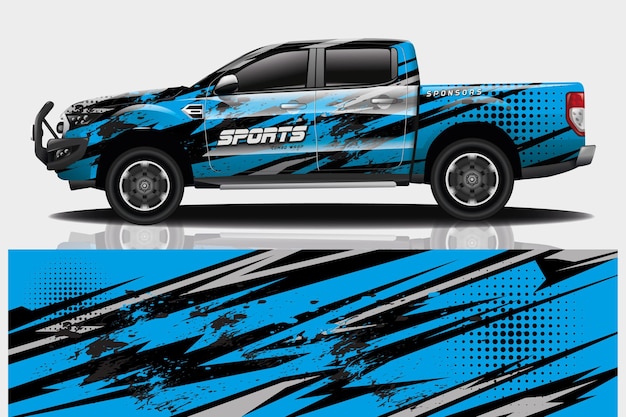 Truck auto sticker wrap ontwerp