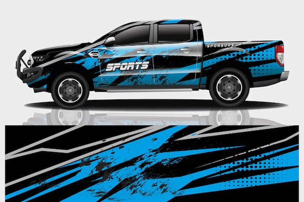 Truck auto sticker wrap ontwerp