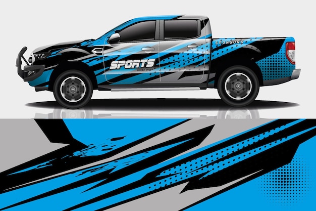 Truck auto sticker wrap ontwerp
