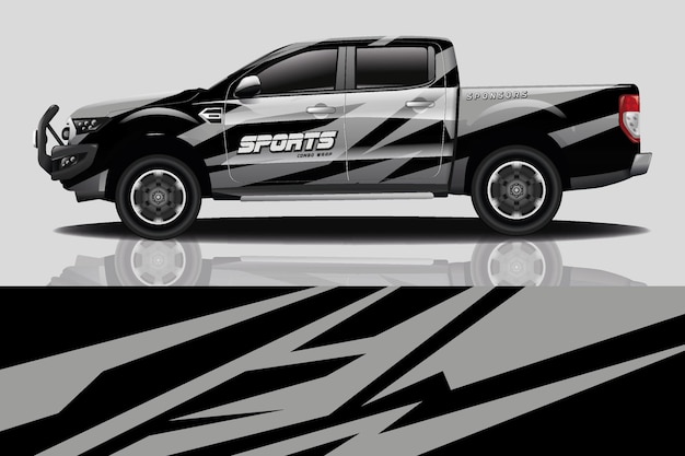 Truck auto sticker wrap ontwerp