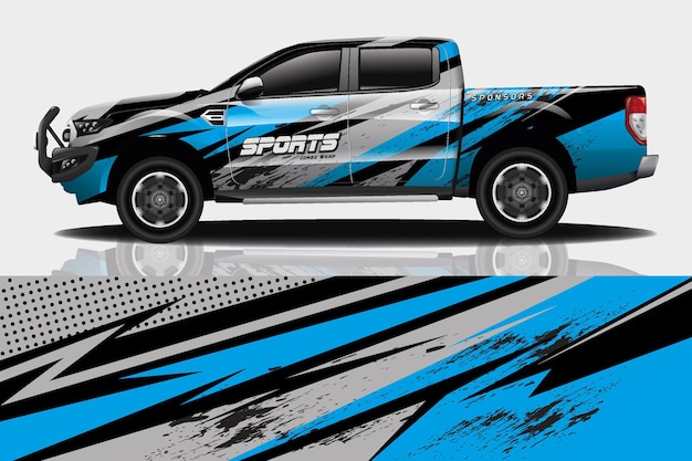 Truck auto sticker wrap