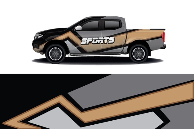 Truck Car Decal Wrap Design