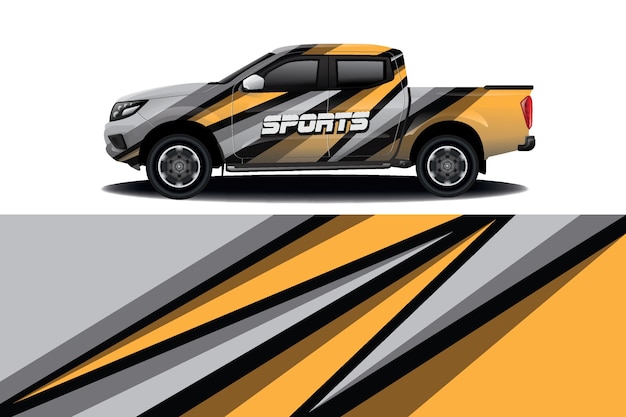 Truck Car Decal Wrap Design