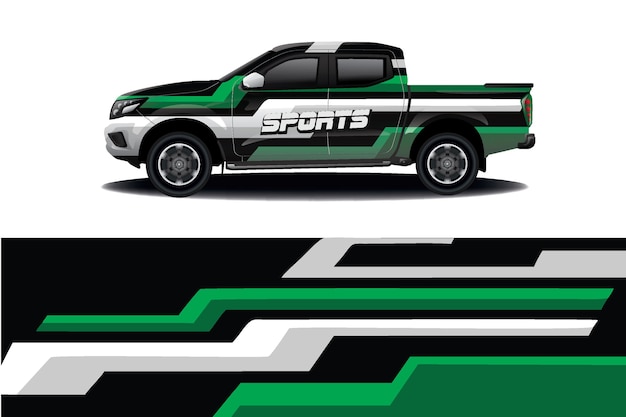 Truck Car Decal Wrap Design