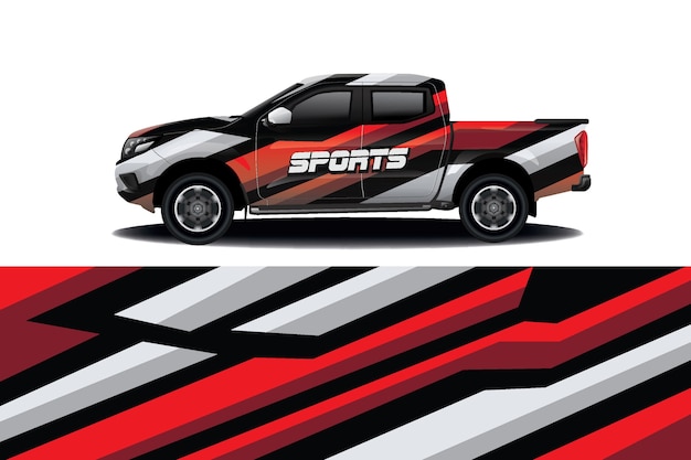 Truck Car Decal Wrap Design