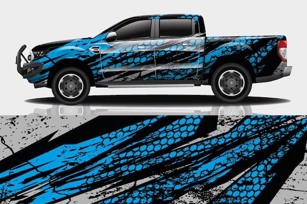 Truck Car Decal Wrap Design 