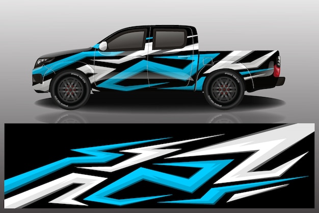 truck car decal wrap design 