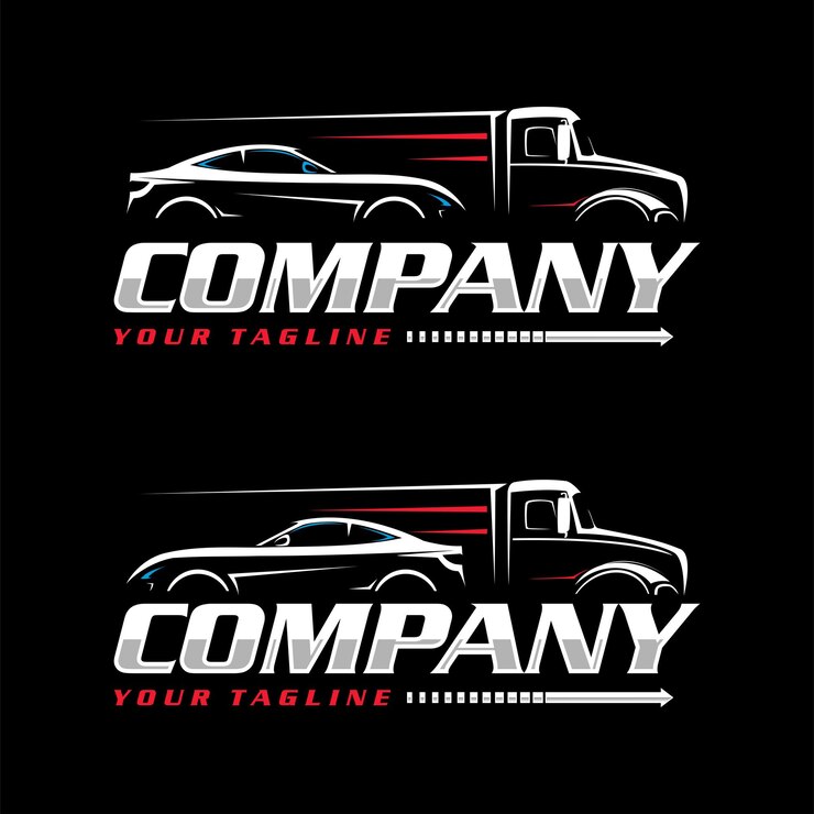 トラックと車のロゴ