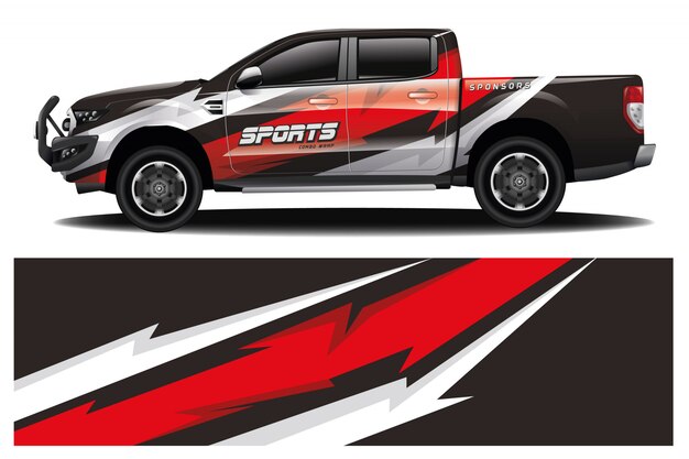 truck car wrap design 