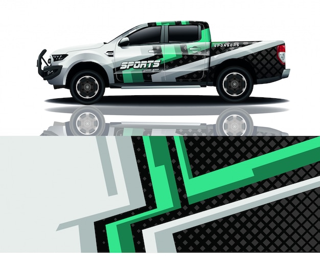 truck decal wrap design