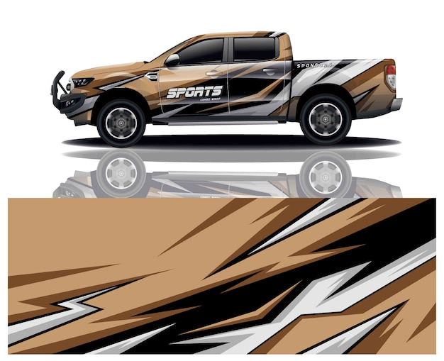 Truck decal wrap