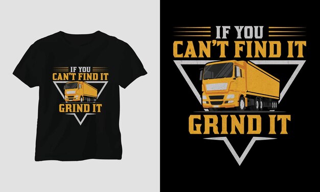Дизайн футболки водителя грузовика в винтажном стиле с грузовиком и флагом