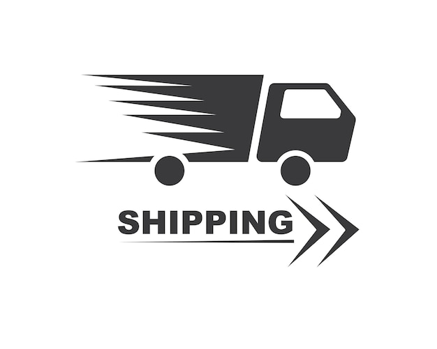 Truck icon logo vector illustration design