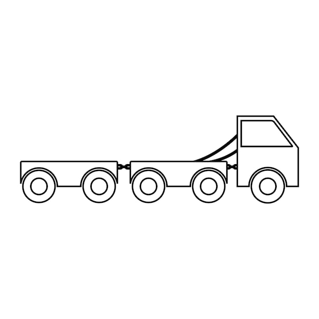 Truck icon vector