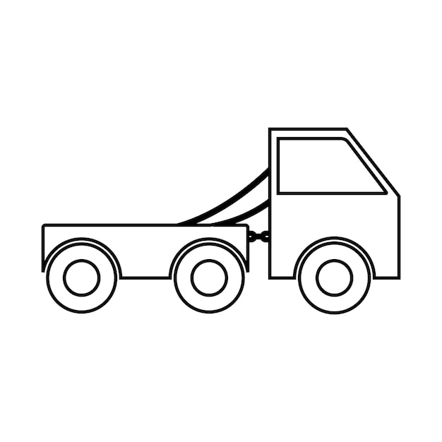 Truck icon vector