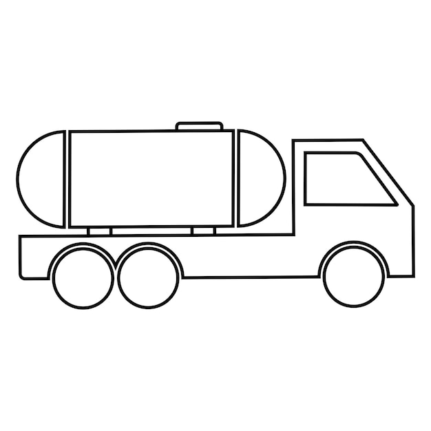 Truck icon vector