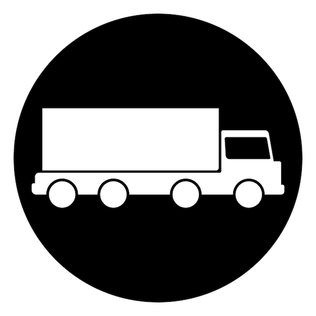 Truck icon vector