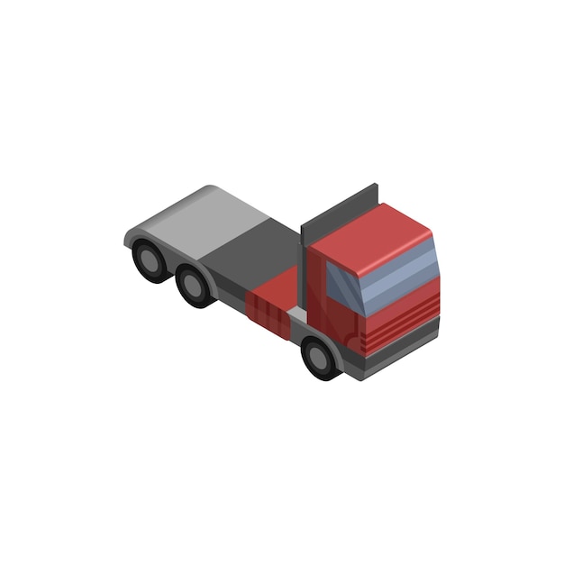 truck isometric vector icon