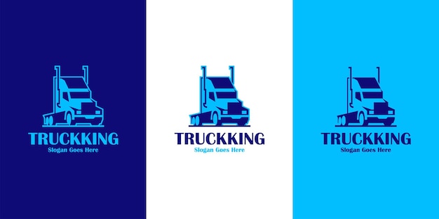 Truck King Logo Design Template