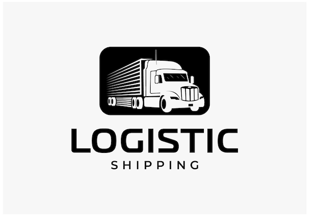 Ispirazioni per il design del logo logistico del camion