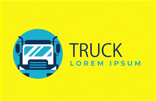 Truck logo premium file