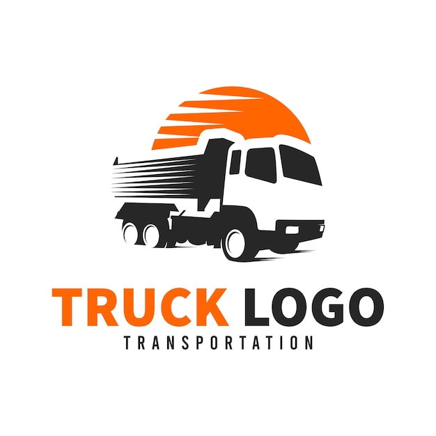 Truck Logo Template Design Vector