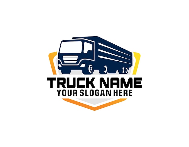 Vector truck logo template h01