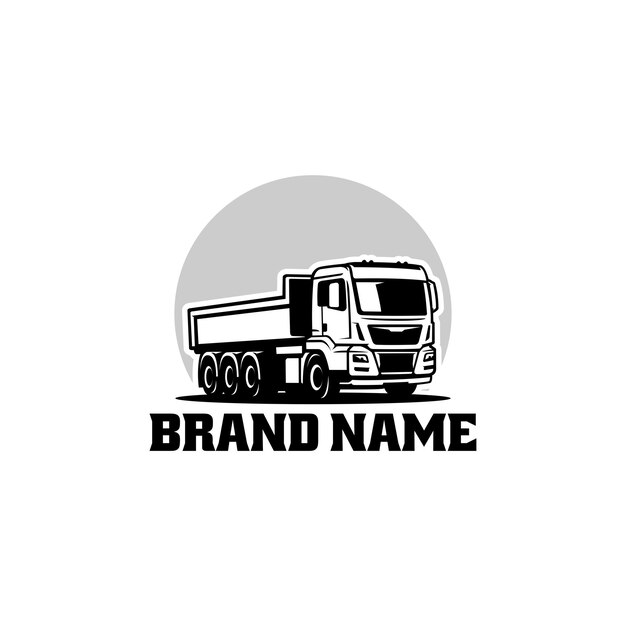truck logo vector ready made logo concept