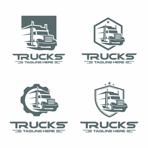 Vector truck logo