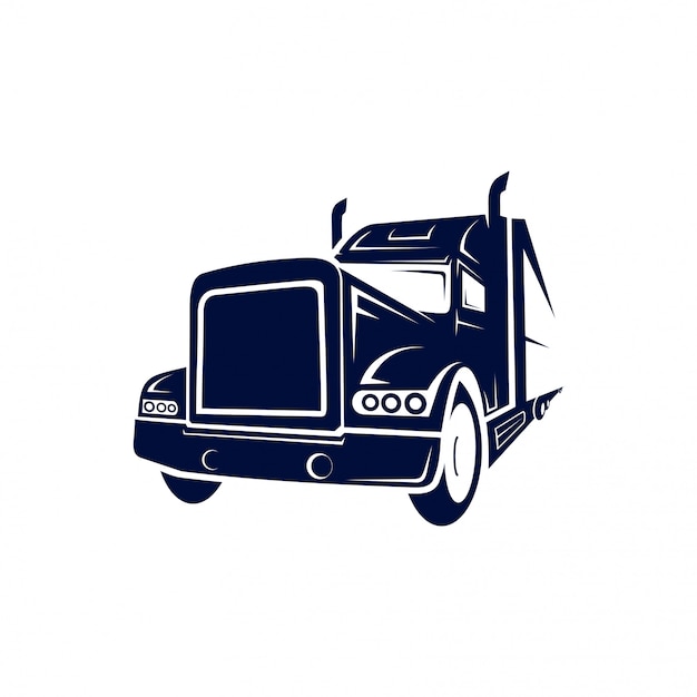 Premium Vector | Truck semi logo