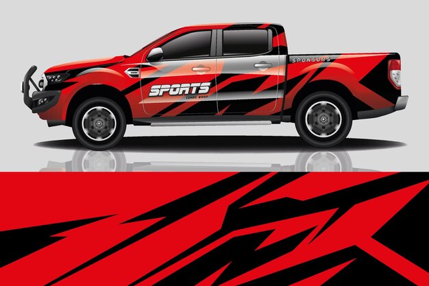Truck sticker wrap ontwerp