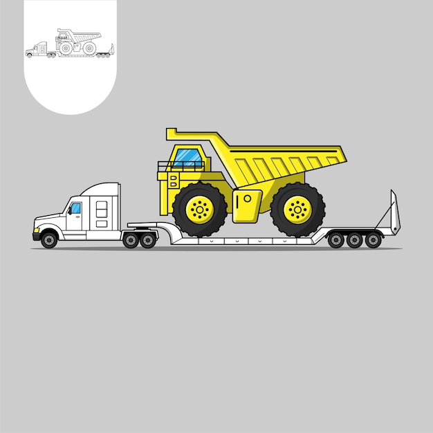 Truck trailler and truck