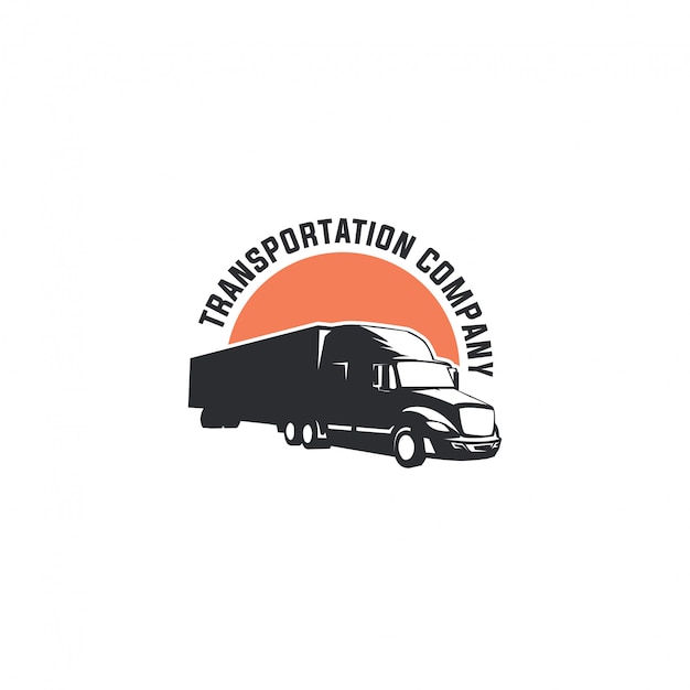 Logo di trasporto camion